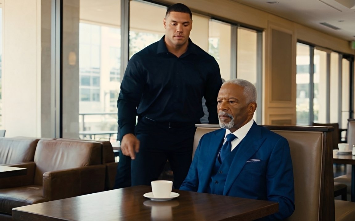 The old man always took Booth Seven.  Same greasy-spoon café.  Same lukewarm black coffee.