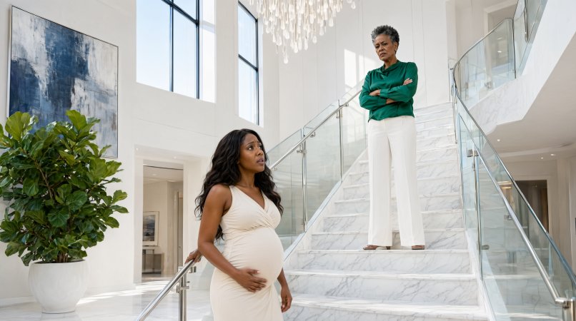 At Eight Months Pregnant, I Fell Down The Stairs After My Mother-In-Law Confronted Me—Then She Told My Husband I Had Staged The Entire Thing.