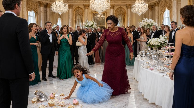 My Mother-In-Law Shoved My Six-Year-Old Daughter Face-First Into The Ballroom Floor For Touching Food With Her Hands, So I Crossed The Gala And Sl\*pped Her So Hard The Whole Room Gasped.