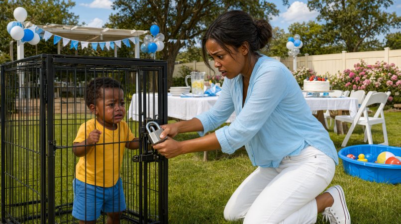 My Mother-In-Law Locked My Seven-Year-Old Son In A Dog Kennel At Her Birthday Party—And My Husband's Reaction Was Even Worse.