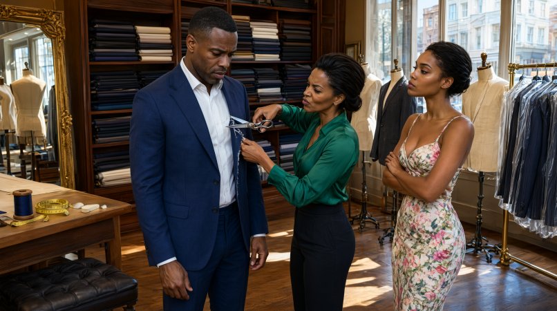They laughed because I didn't fight back when they destroyed my wedding suit.