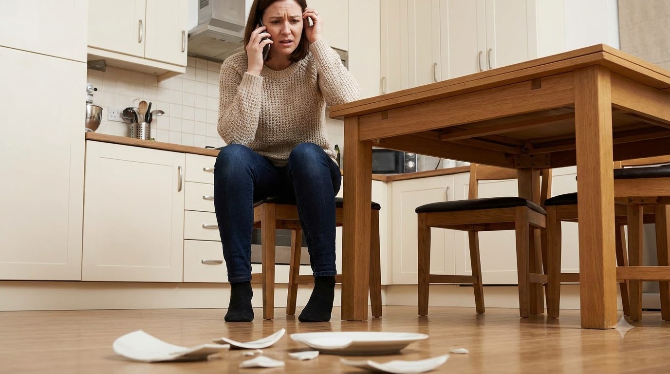 My Husband Threw a Dinner Plate at My Face—So I Made One Call to My Father