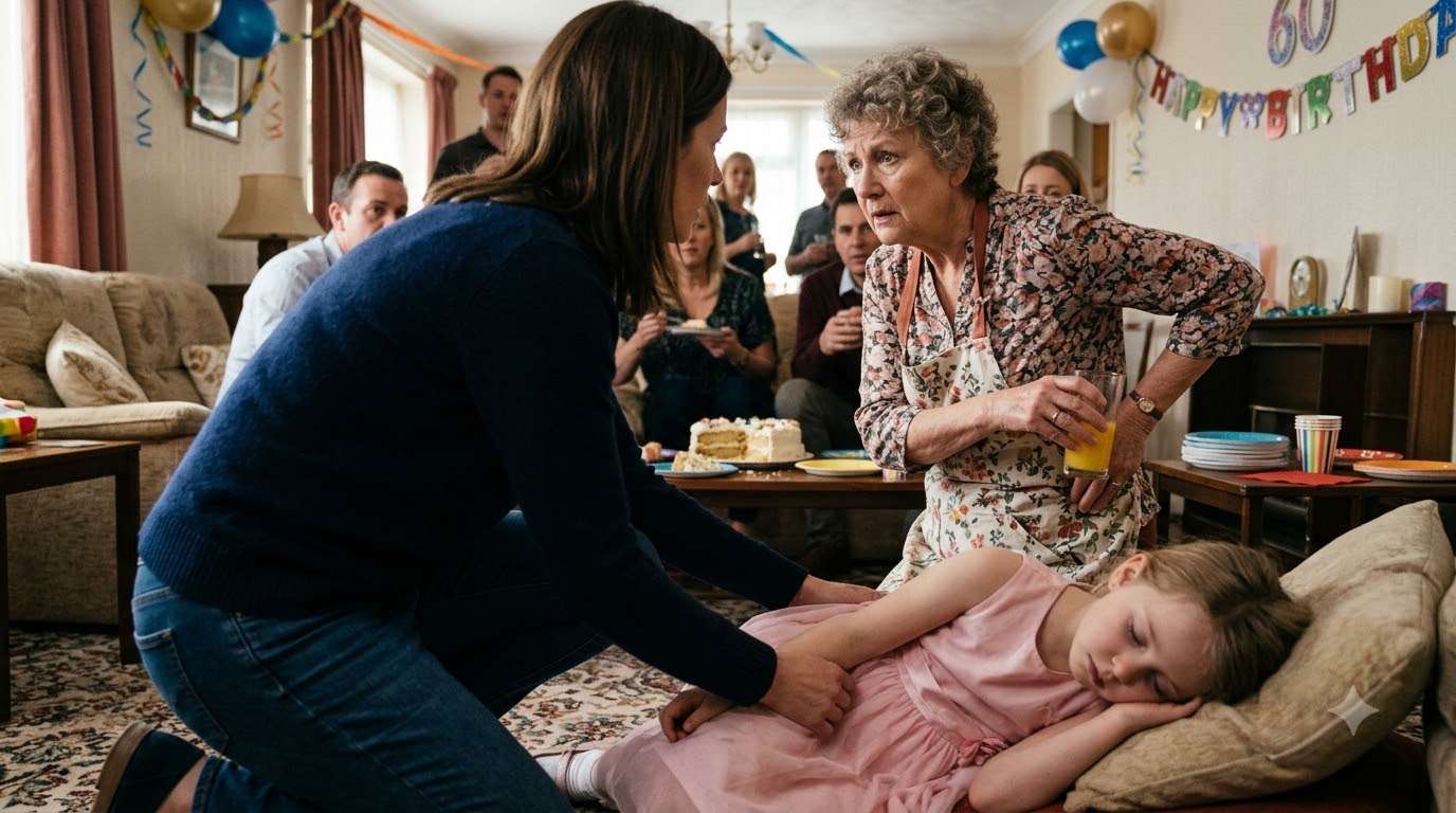At My Mother-in-Law’s Birthday Party, My Daughter Took One Sip Of Orange Juice And Collapsed—Then My Mother-in-Law Tried To Hide The Glass
