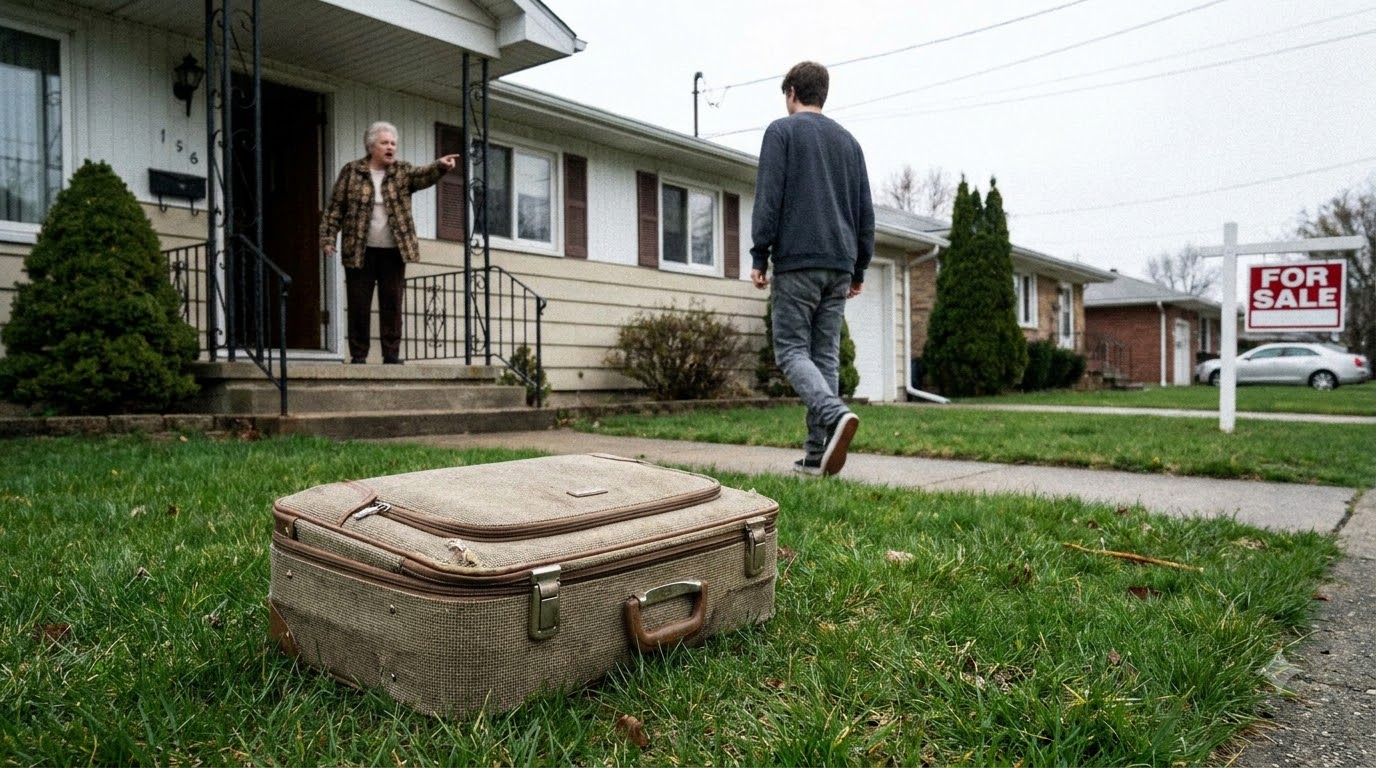My mother-in-law threw my suitcase onto the front lawn and said, “This house belongs to my son. You came here with nothing, and you’ll leave with nothing.”