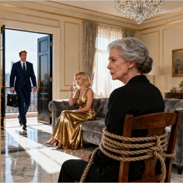 Billionaire arrived home earlier than expected and saw what his wife had done to his black adoptive mother