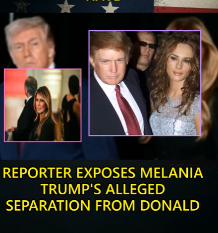 Reporter Claims Melania Trump Is Done With Donald Trump, Alleging They Have Separated
