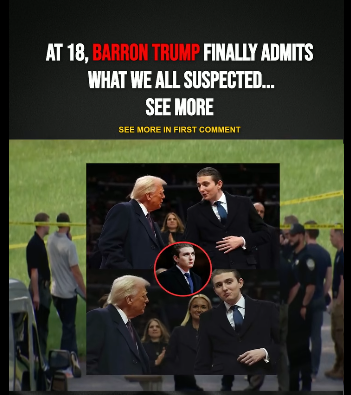 Omg At 18, Barron Trump FINALLY Admits What We All Suspected…see more