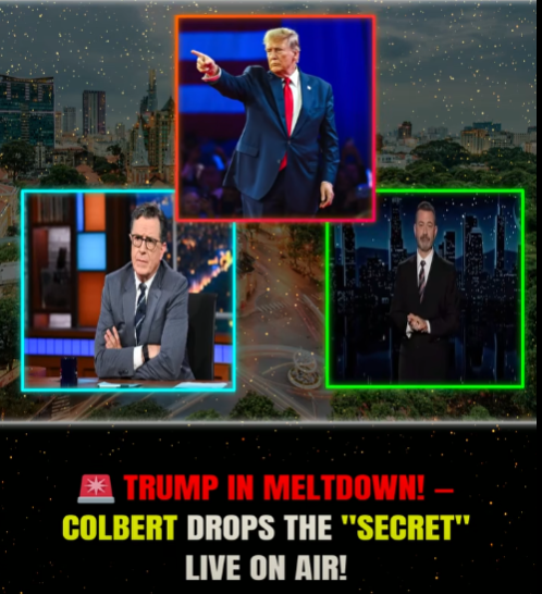 TRUMP IN MELTDOWN! — Colbert Drops the "Secret" Live on Air!