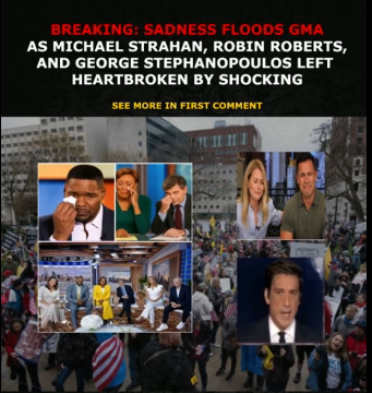 aBREAKING: The GMA Studio Is in Tears — Michael, Robin, and George Left Shaken by Shocking News