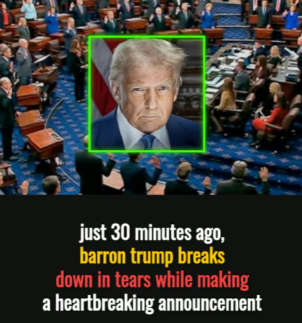 SAD NEWS: Just 30 Minutes Ago, Barron Trump.. breaks down in tears while making a heartbreaking announcement