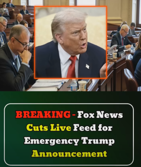 BREAKING - Fox News Cuts Live Feed for Emergency Trump Announcement