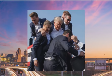 President Donald Trump had been “shot again” in Washington, D.C