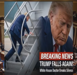 1Trump Air Force One Fall Claims Unverified