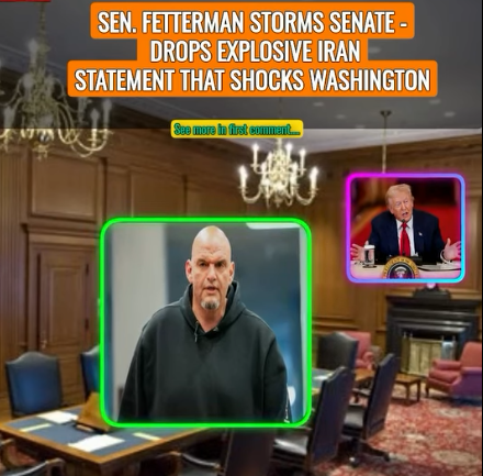 SEN. FETTERMAN STORMS SENATE — Drops Explosive Statement on IRAN That No One Saw Coming