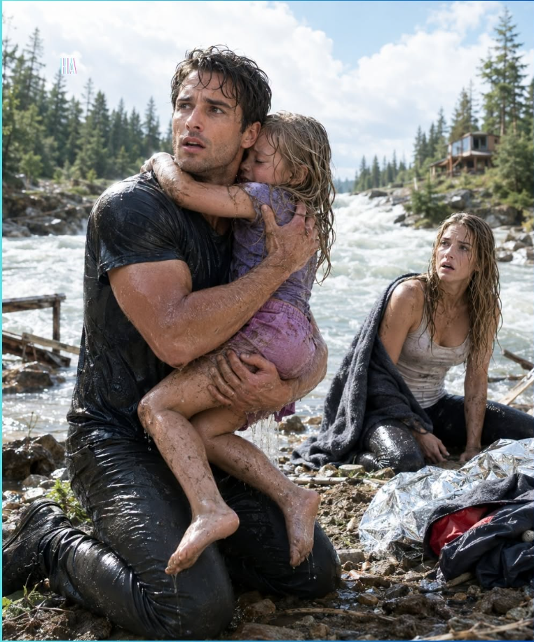 A Single Father Thought He Was Saving Strangers From the River Until the Little Girl in His Arms Called Him Daddy