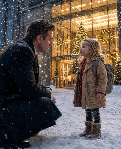 The Little Girl Said, “Sir, My Mom Didn’t Come Home Last Night…”—The CEO Followed Her Into the Snow…