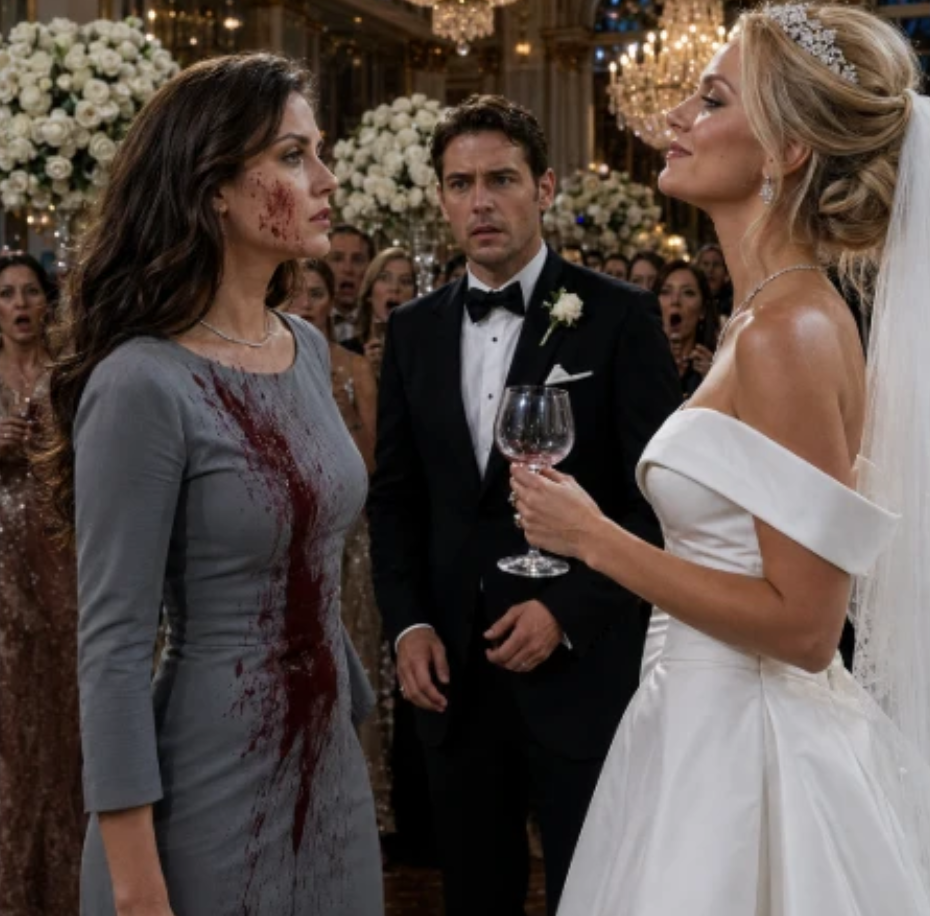 The Bride Threw Wine at the Quiet Woman. By Midnight, Everyone Learned Clara Reed Had Come to Collect a Debt.