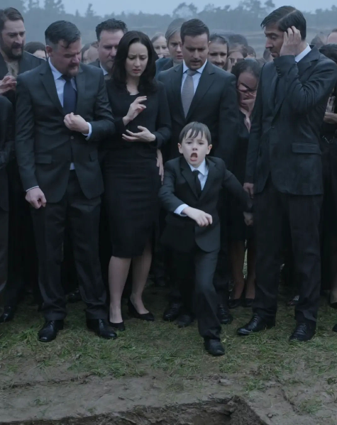 He was six years old and he had just dismantled thirty years of secrets in four minutes in a cemetery in the rain. And the man in the black suit still hadn't spoken a single true thing
