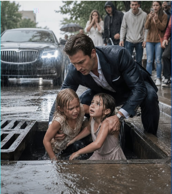 A millionaire found two little girls in a storm drain and what he did next made America stop scrolling.