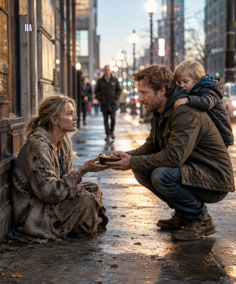She Wore Rags to Prove the World Was Heartless Until a Broke Single Dad Split His Last Dinner With Her