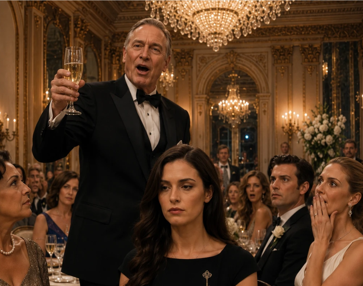 My Father Raised His Glass to Destroy Me. By Midnight, His Name Was Gone