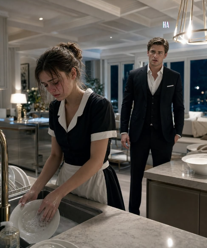 "the billionaire found his housekeeper’s daughter washing dishes at 3 a.m. and the reason she dropped out of school broke him