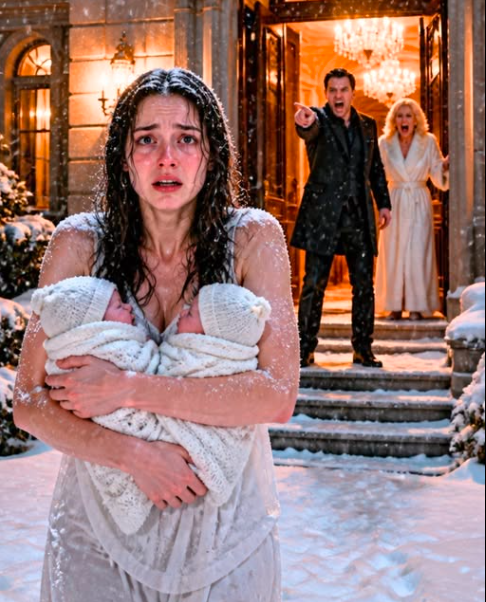 "“Take Your Babies and Get Out!” My Mother-in-Law Screamed as My Husband Forced Me and My Ten-Day-Old Twins Into the Snow. They Believed I Was a Broke Designer With Nowhere to Go. They Never Imagined I Owned Their Mansion, Their Luxury Lifestyle, and the Corporation That Paid Every One of Their Bills