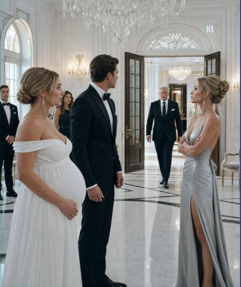 The night my pregnant wife was humiliated by my mistress, her billionaire father walked into our ballroom and froze my family's fortune