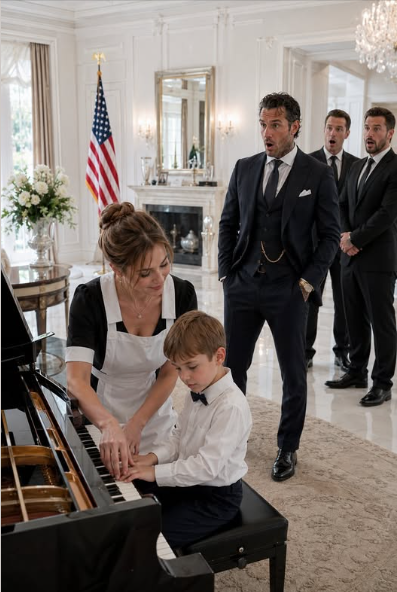The Mafia Boss’s Deaf Son Couldn’t Hear a Single Word—Until a Broke Chicago Waitress Touched His Hand, Made Him Feel Music...