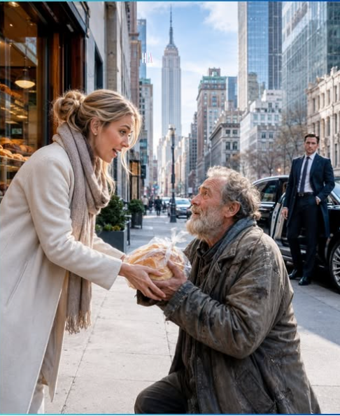 She Bought Bread for a Homeless Man Outside a Bakery and Had No Idea His Son Owned Half of Manhattan
