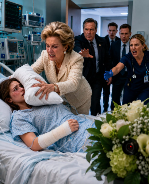 d.My Mother-in-Law Tried to Suffocate Me in the ICU—But the Button Hidden Inside My Cast Was Already Recording