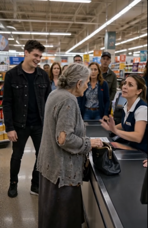 “Ma’am, if you don’t have enough money, please leave!”