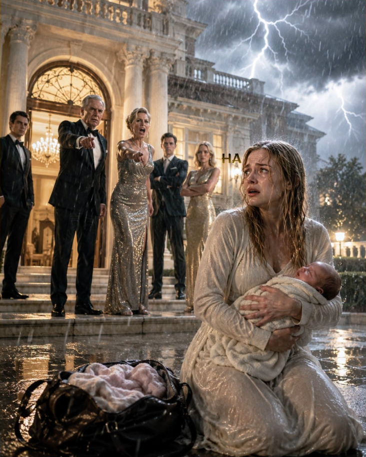 Her billionaire husband's family kicked her out of the house after she gave birth, labeling her a "gold digger"...