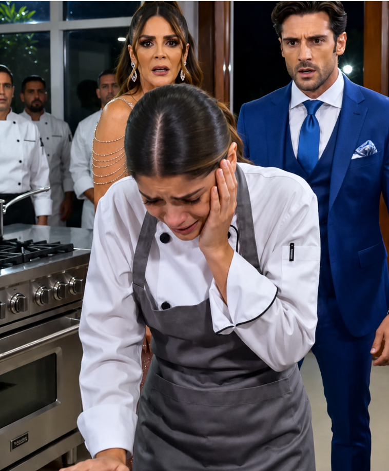 The Rich Woman Slapped The Young Chef In The Mansion Kitchen… But The Mark On Her Neck Made The Heir Freeze