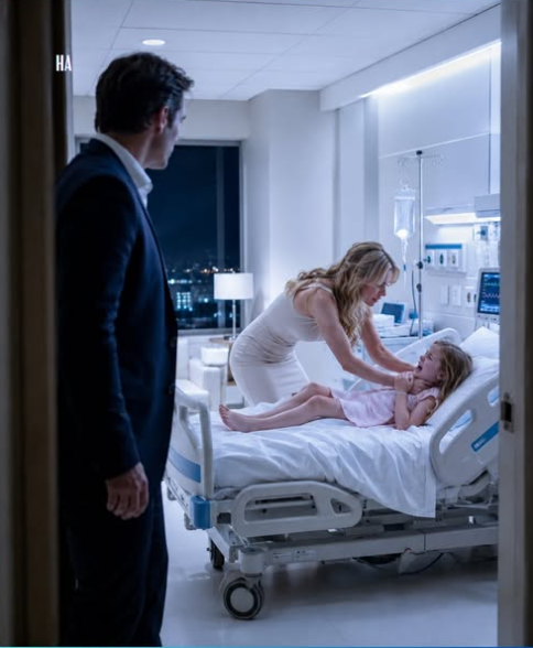 The millionaire came back to the hospital after midnight and saw the woman he trusted doing the unthinkable to his little girl