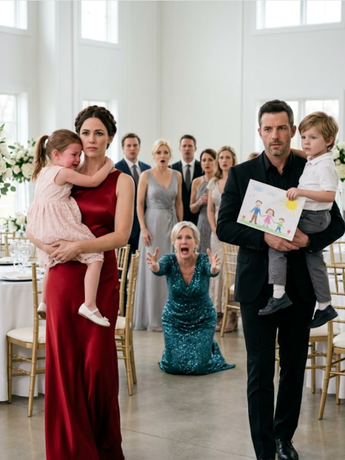 I paid for my mother’s seventieth birthday celebration, but when the whole family gathered, they put my children off to the side near the decorative plants.