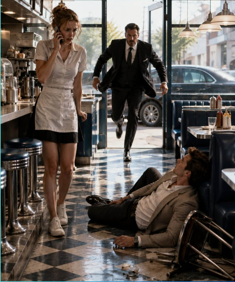 THE POOR WAITRESS CALLED THE MAFIA BOSS AND SAID, “YOUR SON FELL AND CAN’T GET UP”—THEN HE DROPPED EVERYTHING