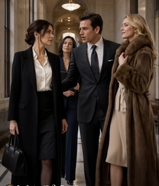 The courthouse doors opened, and my husband walked in with his mistress wrapped in my dead grandmother’s coat