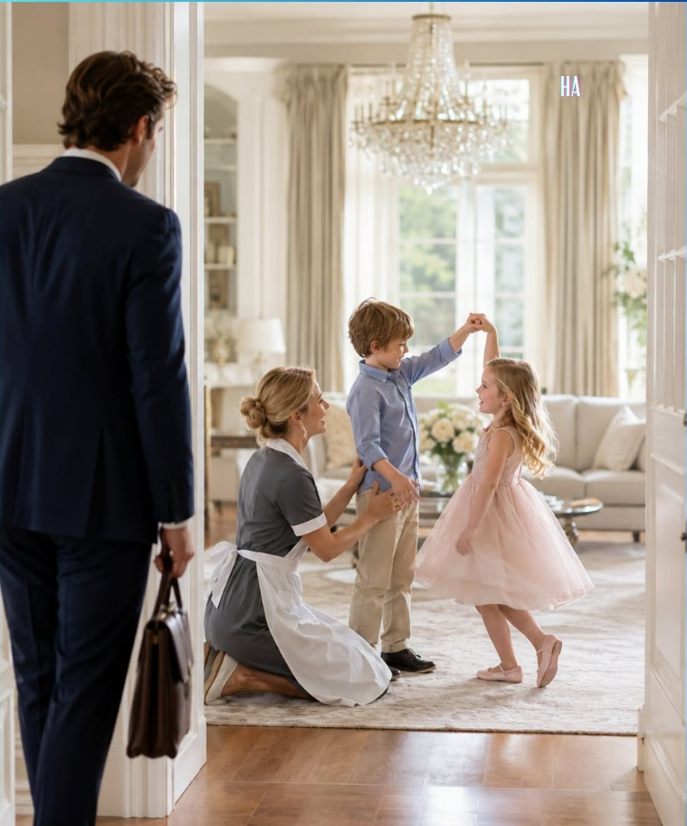 He Came Home Ready to Fire the Maid Until He Saw Her Son Dancing With His Lonely Daughter