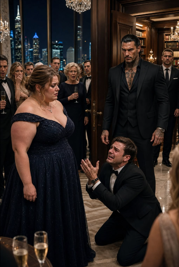 My Ex Whispered “You’re Too Fat To Be Seen” At A Chicago Gala—Then The Mafia Boss Behind The Library Door Heard Everything And Forced Him To Beg Me For Mercy