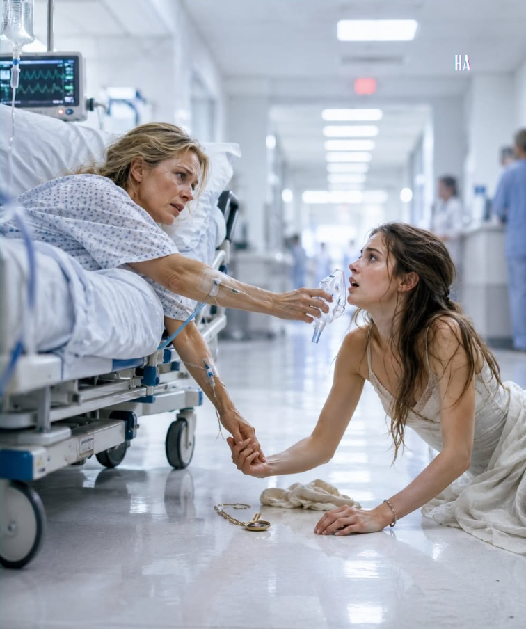 A dying mother gave her last oxygen to a stranger on a hospital floor and discovered the girl was the daughter she had buried in her heart