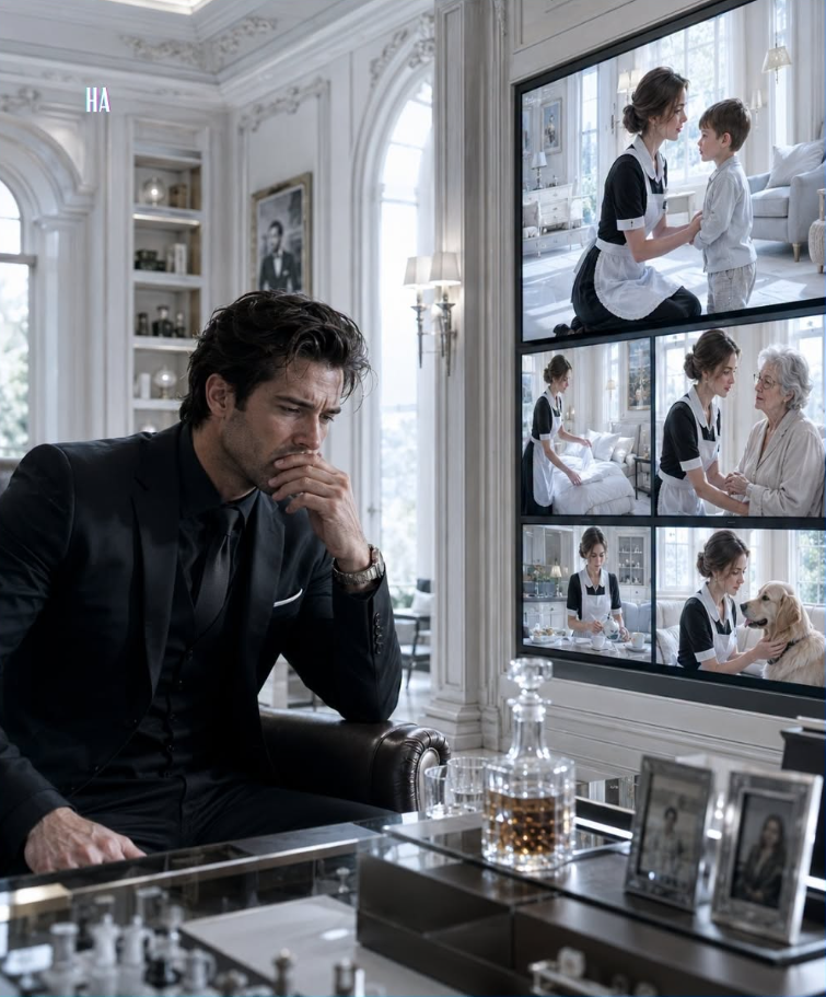 Mafia boss wanted proof against his maid, but the hidden cameras showed him the one thing he was never supposed to feel