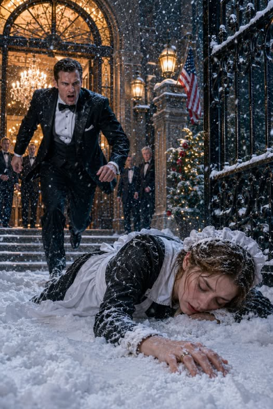 He Found His Maid Freezing in the Snow During Christmas Dinner — But When the Mafia Boss Saw His Fiancée’s Diamond Ring Still on Her Finger, He Ended the Wedding, Exposed the Trap...