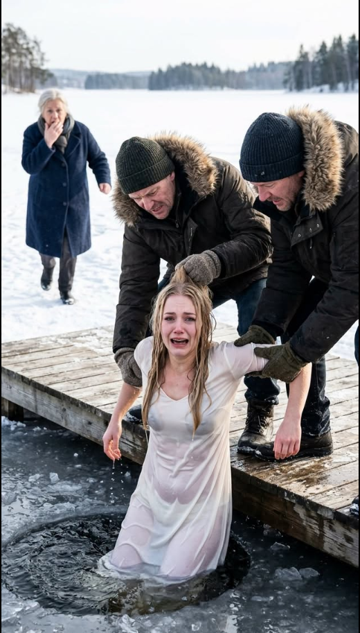 At freezing Blackwood Lake, my son-in-law tossed my late husband's watch onto thin ice for a livestream.