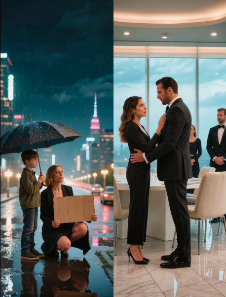 A Mafia Boss Found His Bruised Ex-Wife Begging in the Rain, Then Saw the Secret Son She Had Hidden for Seven Years to Save Him from His Own Empire
