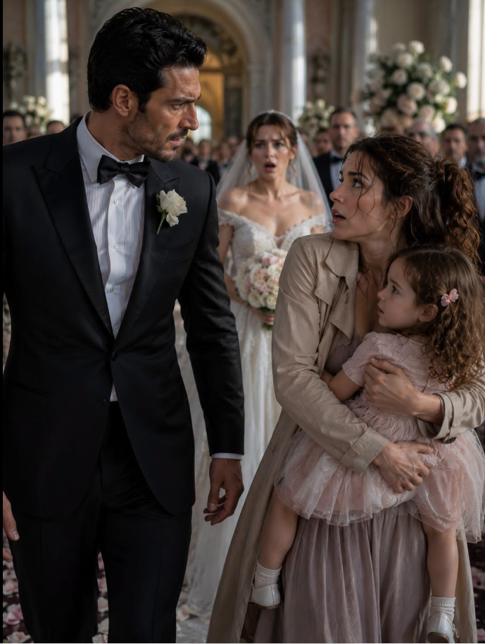 The mafia boss walked out of his own wedding when he saw his ex-wife carrying the little girl with his eyes