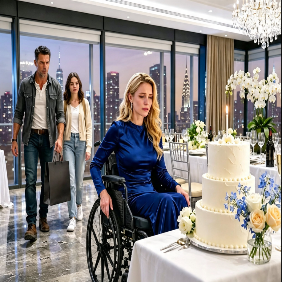 No One Came to the Paralyzed CEO’s Birthday—Until a Single Father and His Daughter Walked Into the Empty Ballroom and Gave Her the Family Money Couldn’t Buy