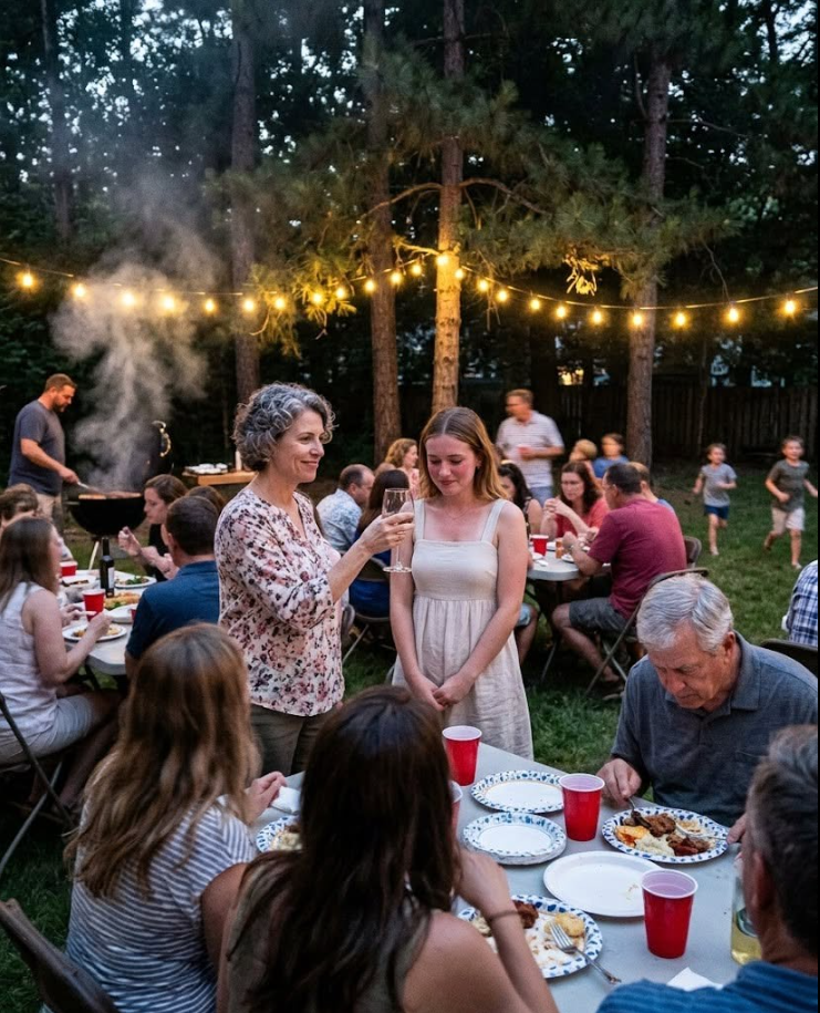 MY MOM RAISED A GLASS IN FRONT OF 52 RELATIVES, CALLED MY SISTER "THE DAUGHTER WHO ALWAYS LOVED HER FAMILY