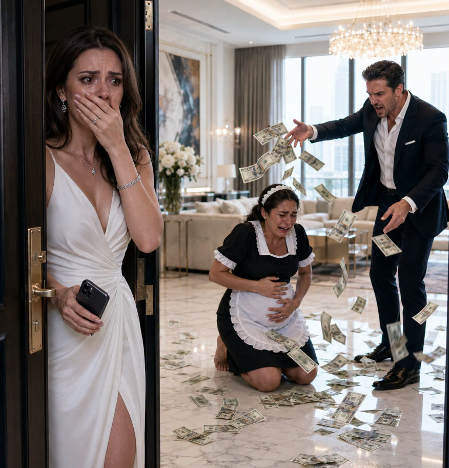 I arrived at my fiancé’s house unexpectedly and froze when I saw the young maid kneeling before him, sobbing. “Get rid of that baby,” he hissed. “It will destroy my career.” I stepped from the doorway, recording everything. “No—the only thing ending today is your future.” I protected her, exposed his cruelty to his company and family, canceled our wedding, and watched him lose his job, reputation, and every advantage he had used to silence her.