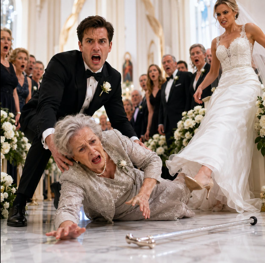 Minutes before our wedding, I saw my fiancée kick my mother’s cane away and send her crashing to the floor.